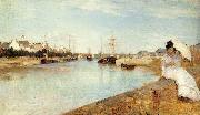 Berthe Morisot The Harbor at Lorient china oil painting reproduction